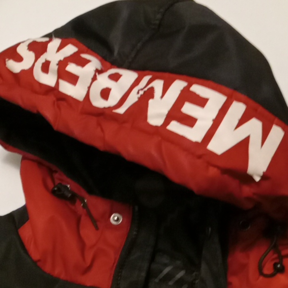 Members Only Multicolor Graphic Puffer Jacket - Picture 8 of 8